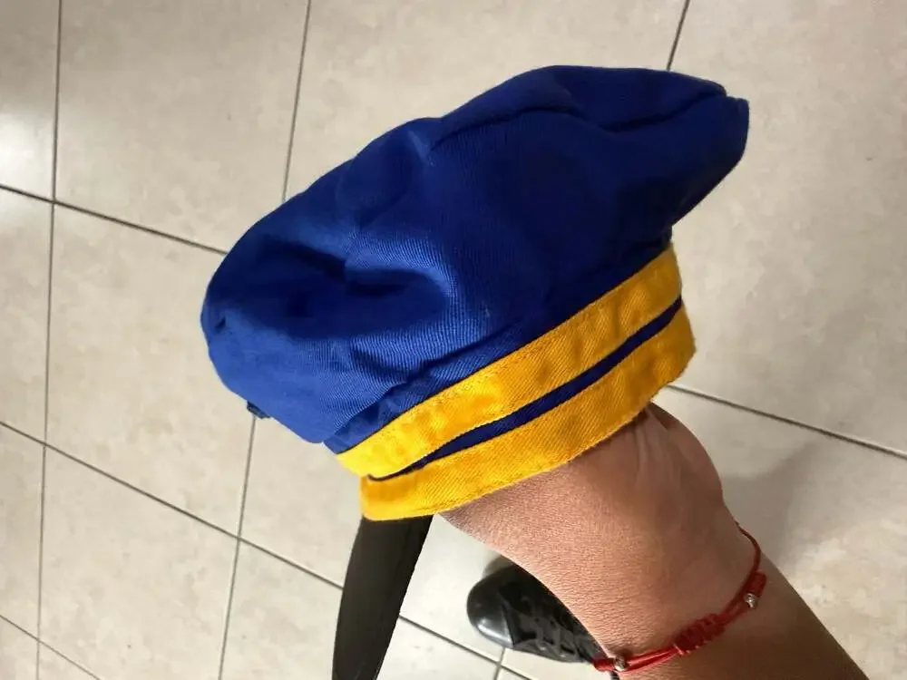 Vintage Cub Scouts Official Uniform Cap Blue and Gold